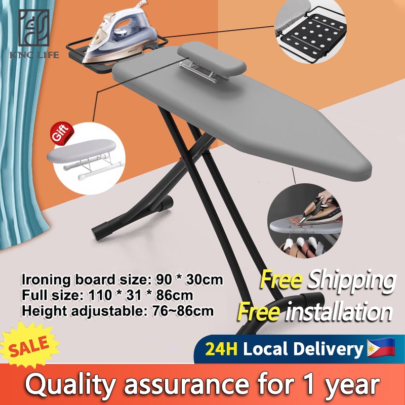 (Goods in hand)COD Metal ironing board Brand new upgrade 6 height