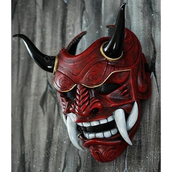 Samurai resin online mask for cosplay / Halloween