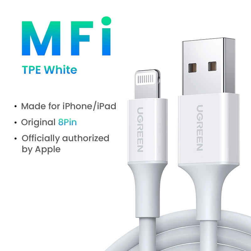 UGREEN Original MFi USB Cable for iPhone 14 Mini Fast Charging Charger  Data Cable for iPhone 13 Max 11 XR