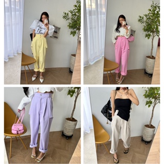 Women'S Loose Spring Summer 2024 New High Waist Wide Legs Slim Casual  Trousers Korean Fashion Trend Female Suit Straight Pants