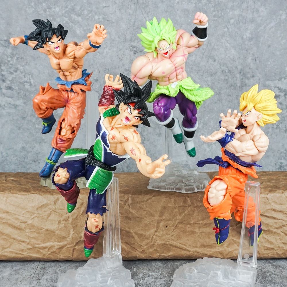 Scene combat figurines broli son goku dbz promo
