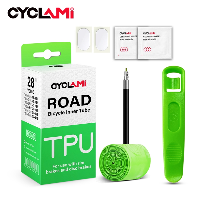 CYCLAMI Ultralight Bicycle Inner Tube Road Bike Bicycle TPU Inner Tire 45 65 85mm French Valve