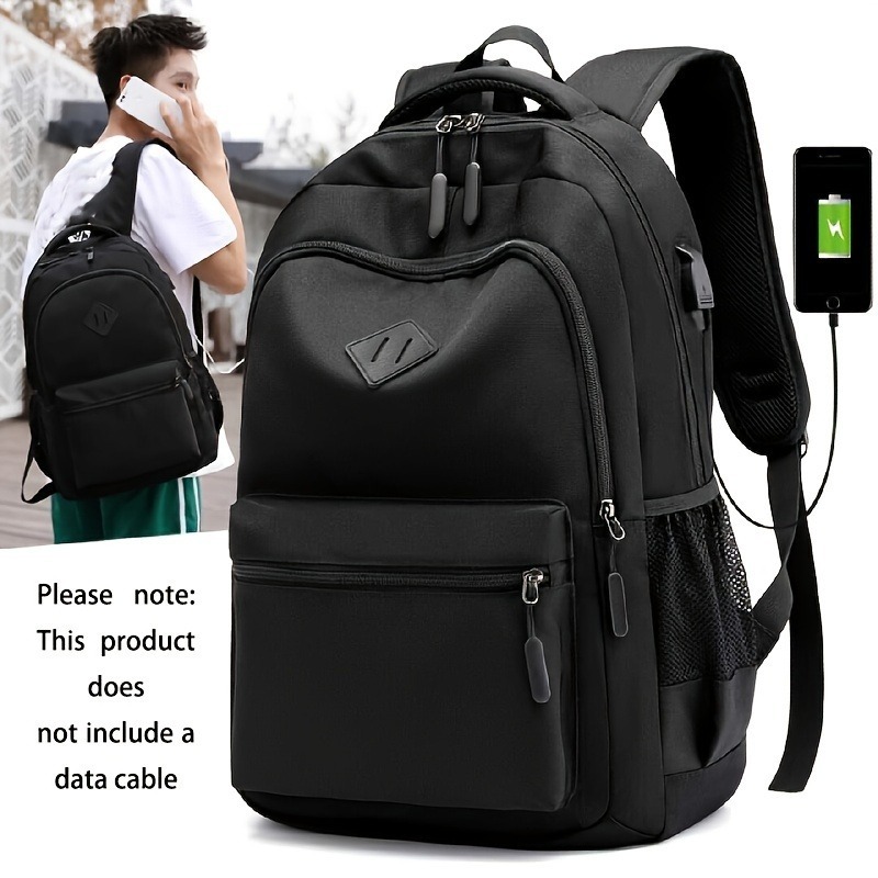 Backpack Simple Large Capacity Backpack Schoolbag Travel Bag Casual ...