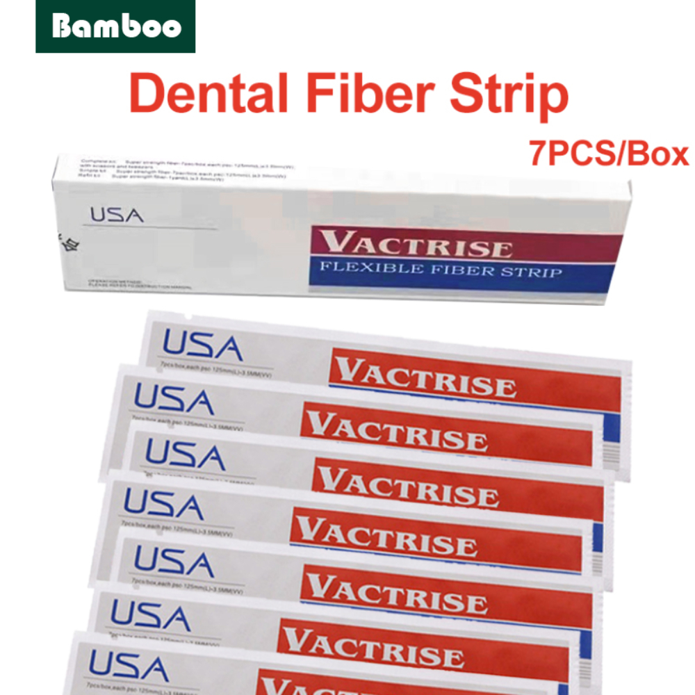 7/PCS U S A Vac trise Den tal Fle xi ble Fi ber St rip Den tal Material ...