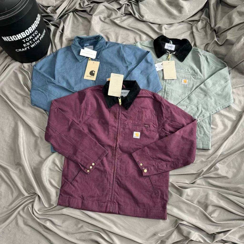 Vintage CARHARTT WIP DETROIT DETROIT Jacket Washed Distressed Retro ...