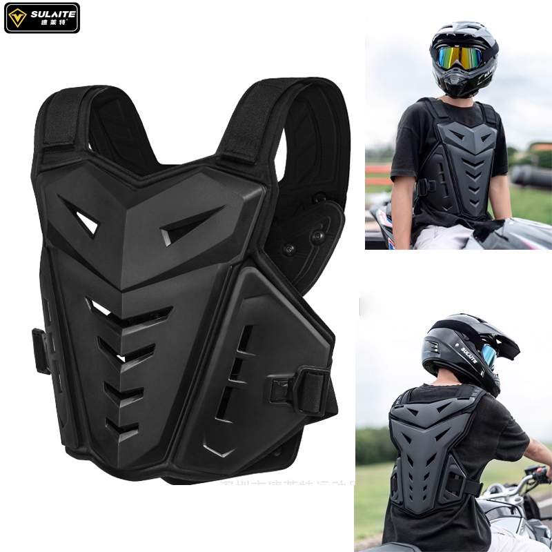 Upgraded 5-Piece Kids Motorcycle Armor Suit - Lightweight Chest Back Elbow Knee Guards, For - View #6