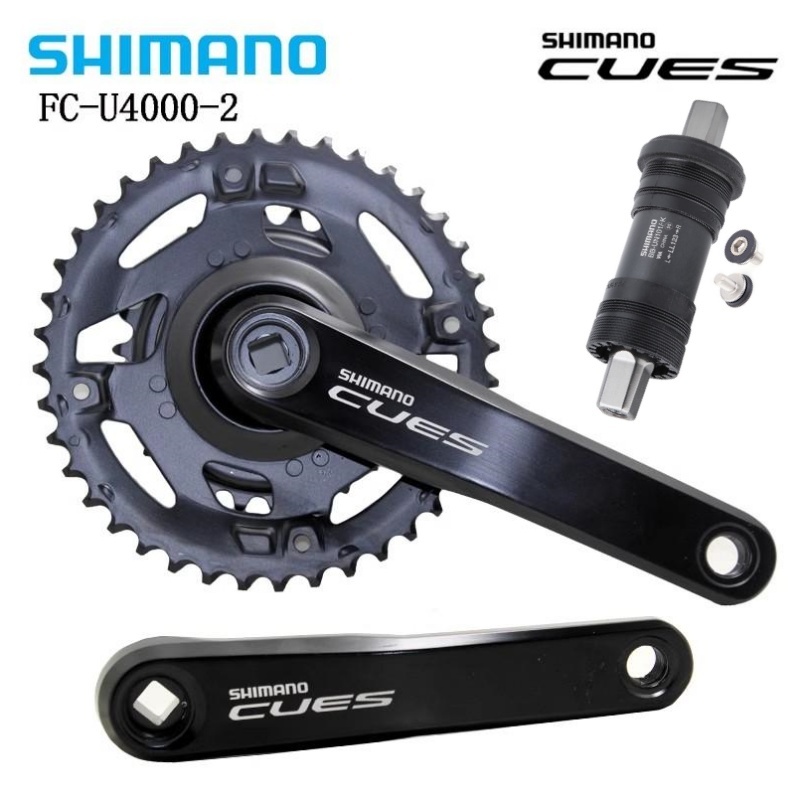 Shimano CUES FC-U4000 2×8/9/10 Speed 40-26T MTB Bike Bicycle Crankset ...