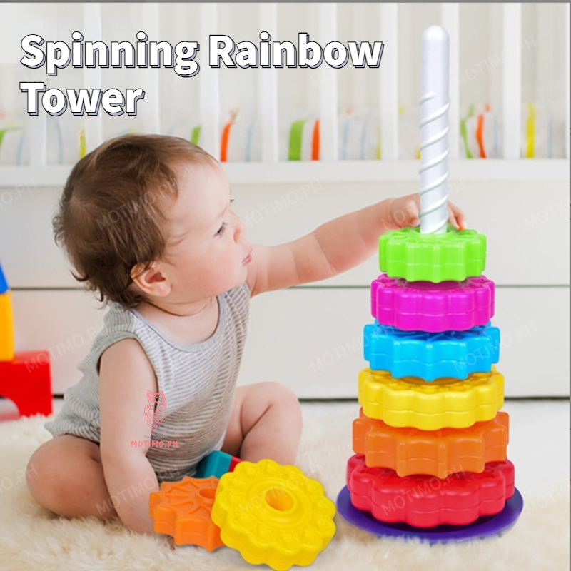 From PH Baby Spin Stack Toy Early Intervention Toy Sautism Sensory Toys ...