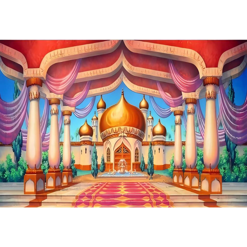 Arabian Muslim Ramadan Kareem Photography Background Muslim Castle ...