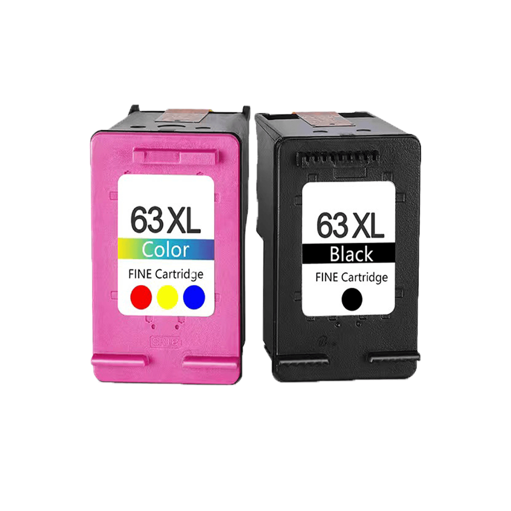 63XL Cartridge Compatible for HP 63 XL Ink Cartridge for HP63 for ...