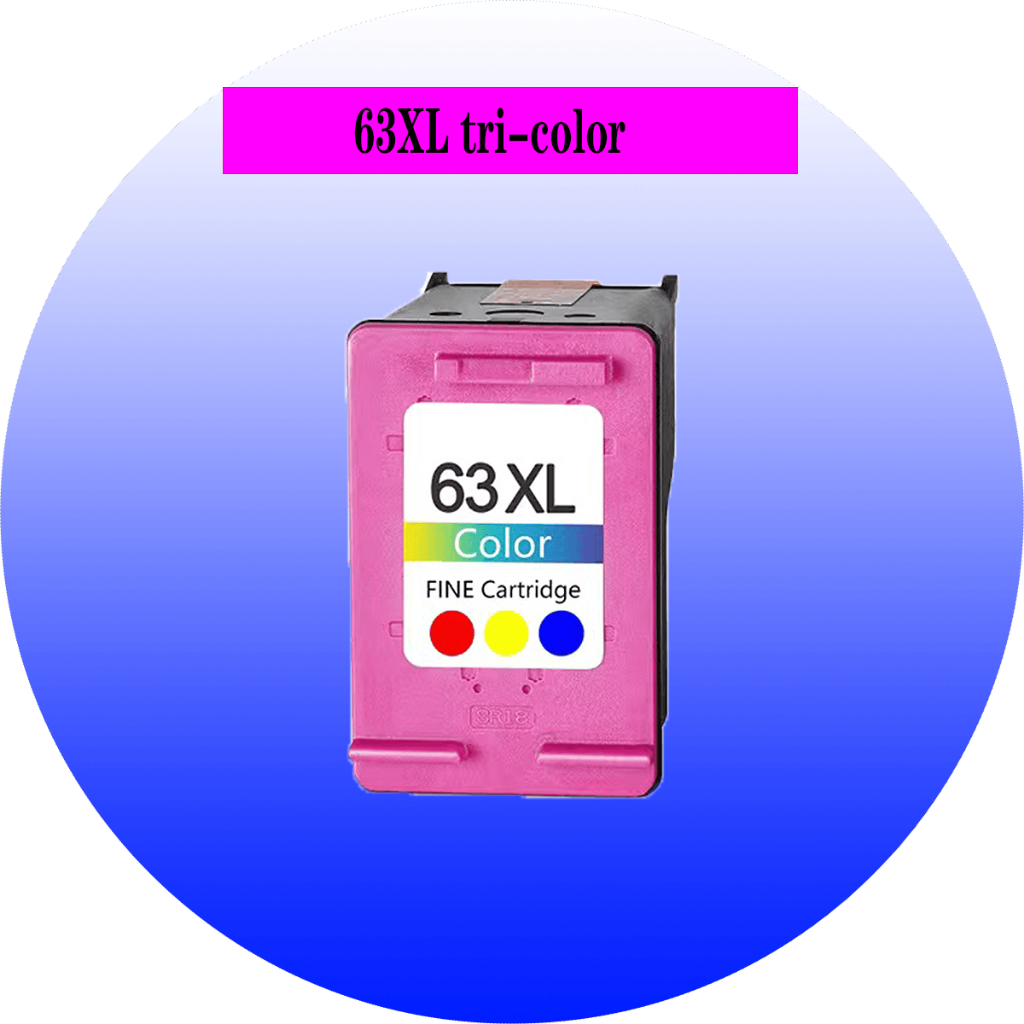 63XL Cartridge Compatible for HP 63 XL Ink Cartridge for HP63 for ...