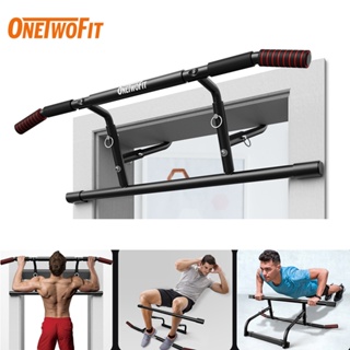 Onetwofit Adjustable Door Pull Up Bar Push Up Sit-ups Bar Heavy