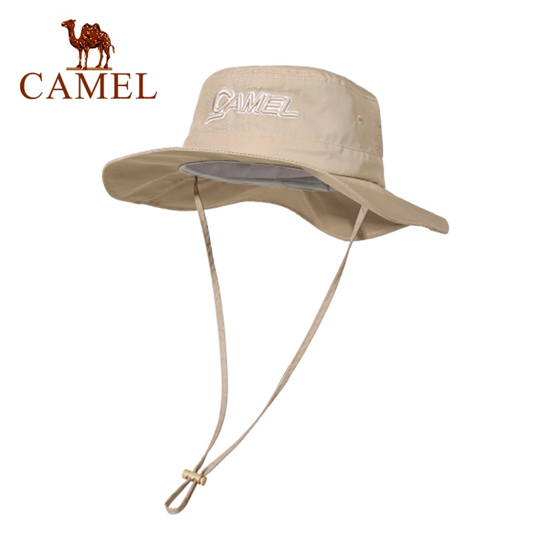 CAMEL outdoor hiking hat large brim adjustable waterproof visor ...