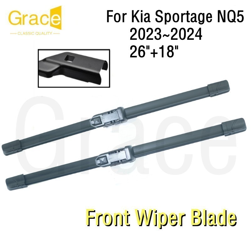 Wiper Blade For Kia Sportage NQ5 MK5 26"+18" Car Windshield Windscreen