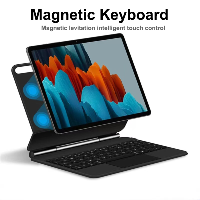 Wireless Bluetooth Backlit Magnetic Keyboard Cover For Samsung Galaxy Tab  S10 FE+ S10+ S9+ S10lite S10 S9 S8 S7 11 S7+ S8+ S9 FE+ S8 S9 S10 