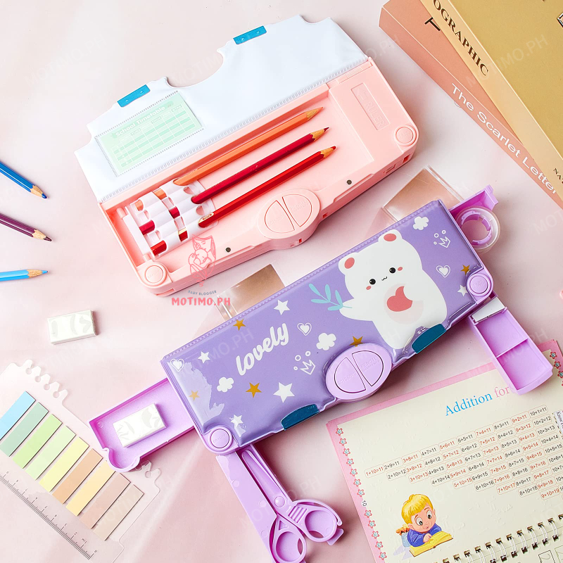 From PH Multifunction Pencil Boxes Function Gel Pen Holder Cartoon ...
