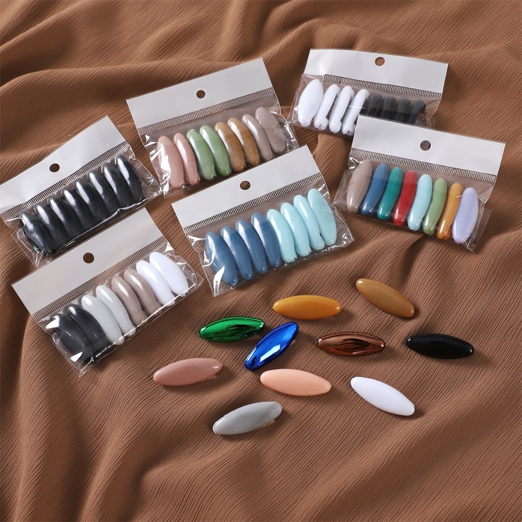 8 Pieces brooch MutiColor Safety Pins Plastic brooch hijab pin | Shopee ...