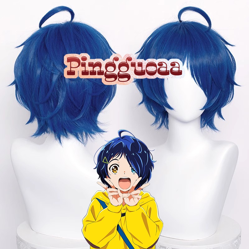 Anime Wonder Egg Priority Ohto Ai Cosplay Wig 30cm Short Wigs Heat ...