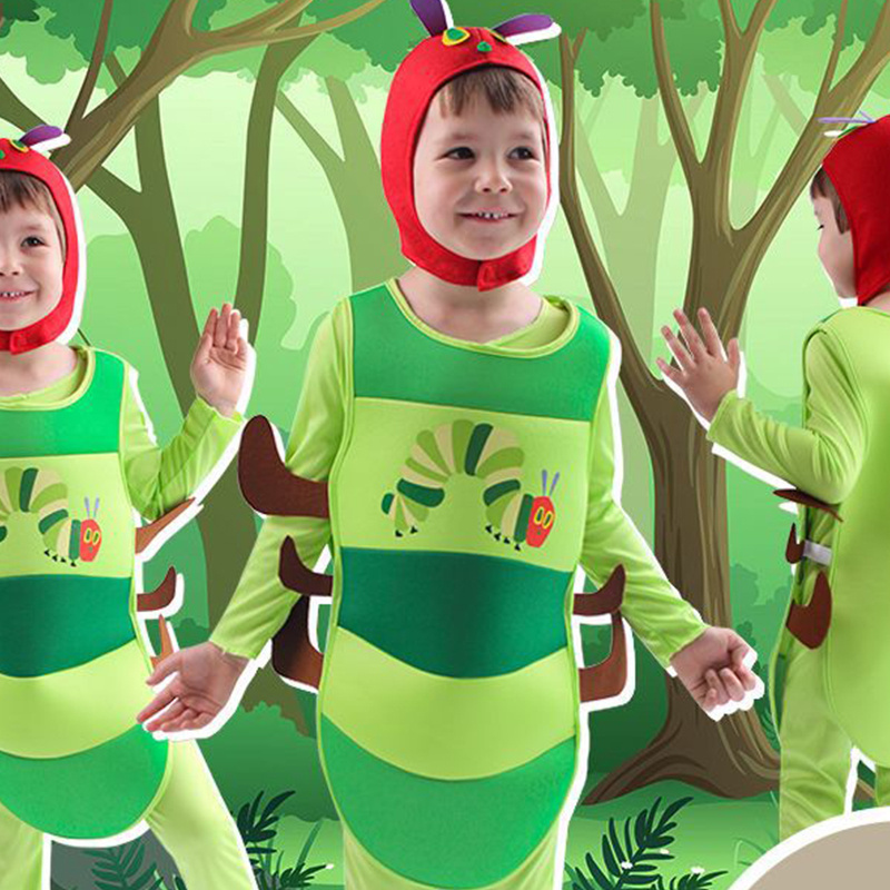 Fun Shack Kids Caterpillar Costume Kids, Girls and Boys Bug -kostuum