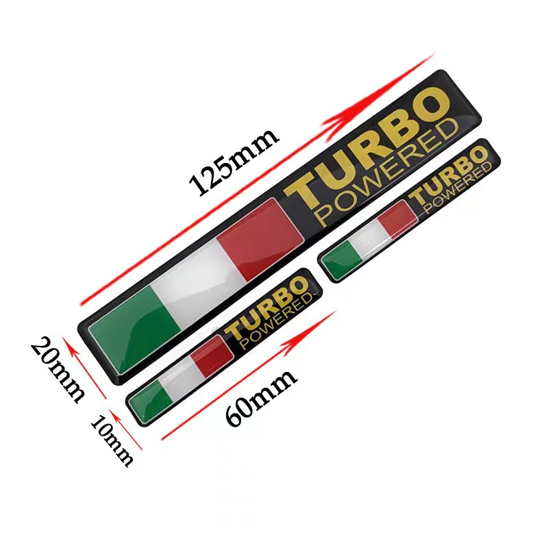 3D Reflective Motorcycle Sticker Racing Tank Front Fairing Italy Decal ...