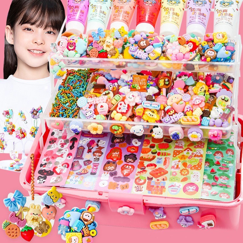 [Ready Stock] New Product Sticker Goo Goo Card Suit 3-Layer Storage Box ...