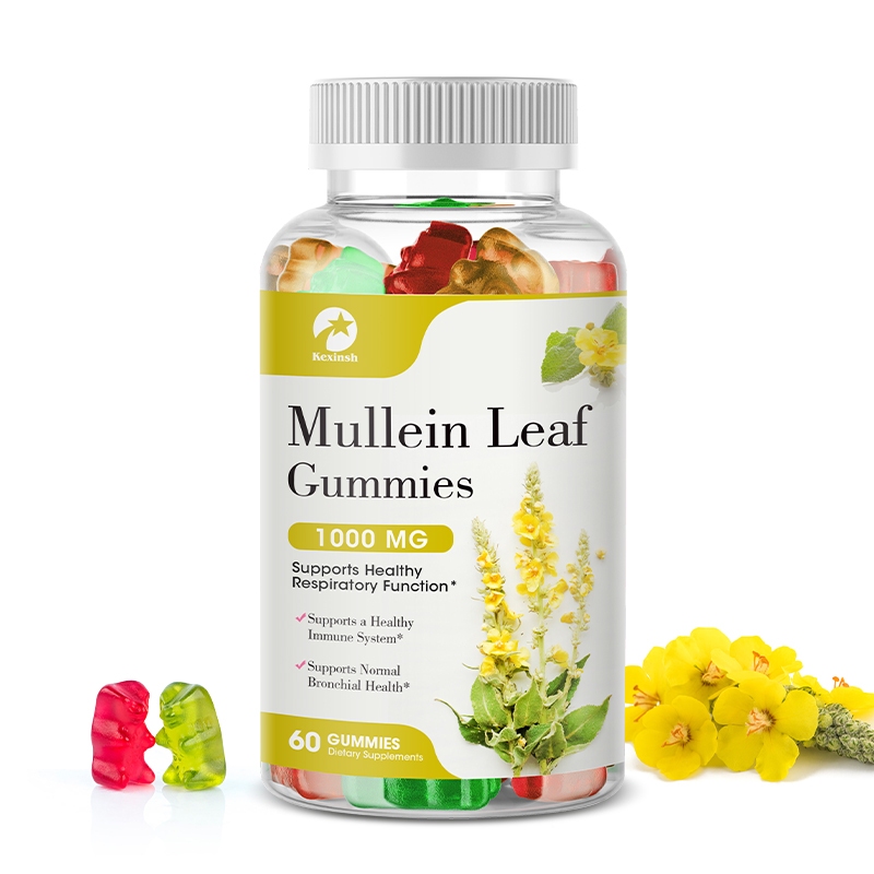 KEXINSH Sugar Free Mullein Gummies - Lung Cleanse - Mullein Supplement ...