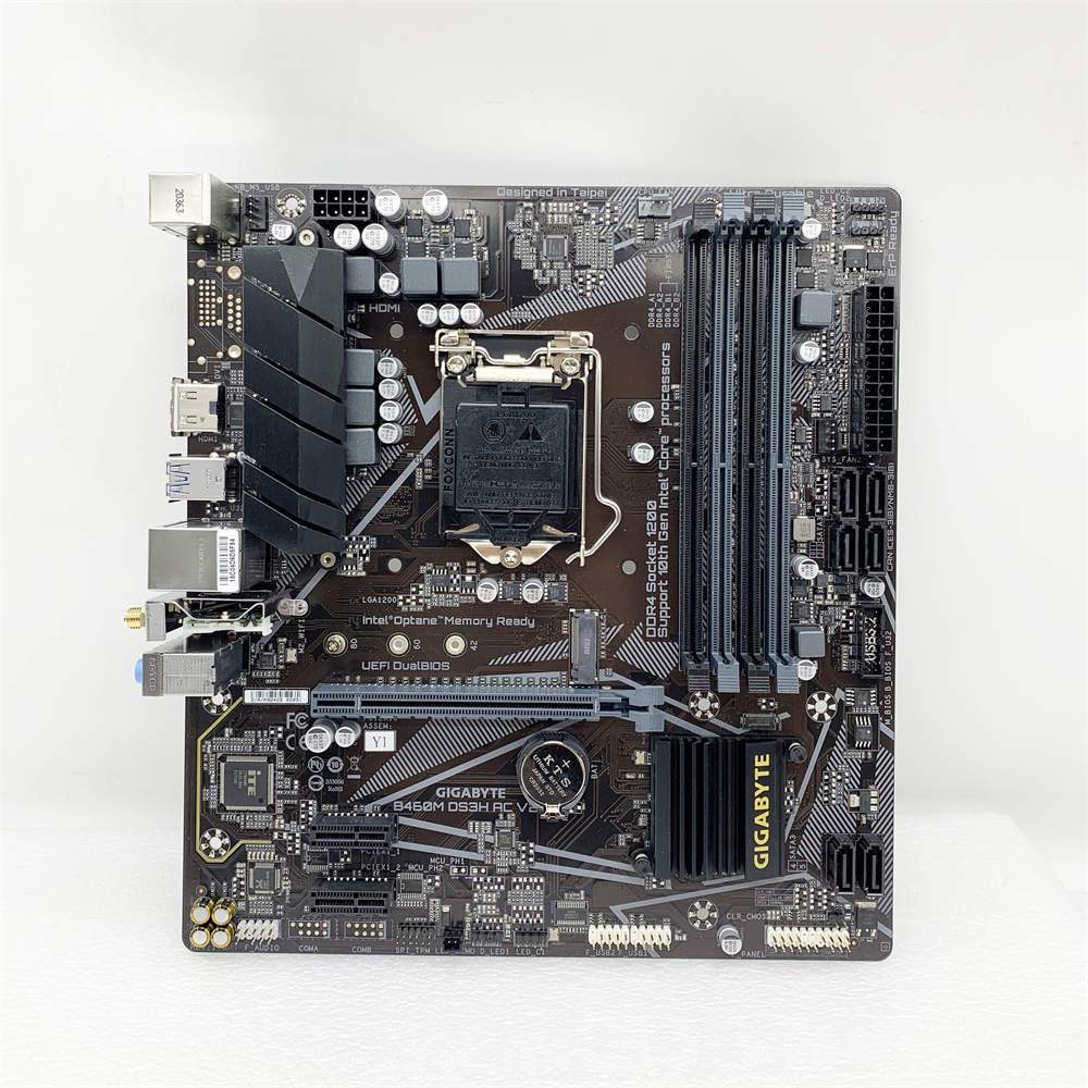 Gigabyte B460M DS3H AC Motherboard, Support LGA1200 SlotTenth Generation Intel Core i9 i7 i5