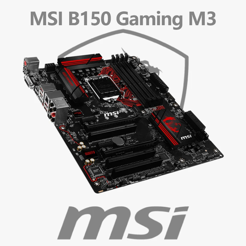 MSI B150 GAMING M3 motherboard supports sixthgeneration Intel Core i3