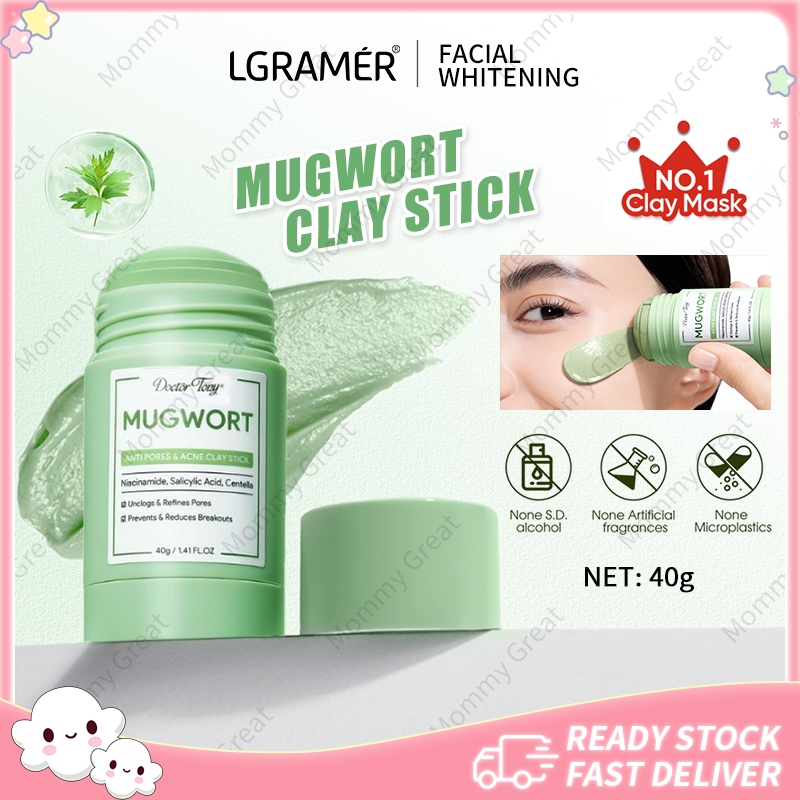 BUY 1 TAKE 1 Mugwort Clay Facial Mask Stick Green Skin Care Face Mask ...