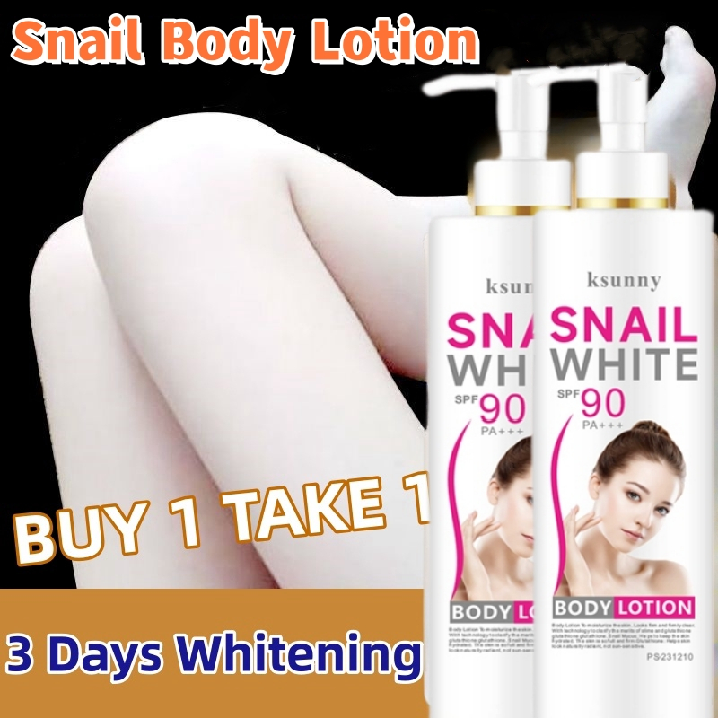 500g Snail White With Glutathione Spf 90 Pa Body Lotion 500ml Collagen Whitening Beauty 0937