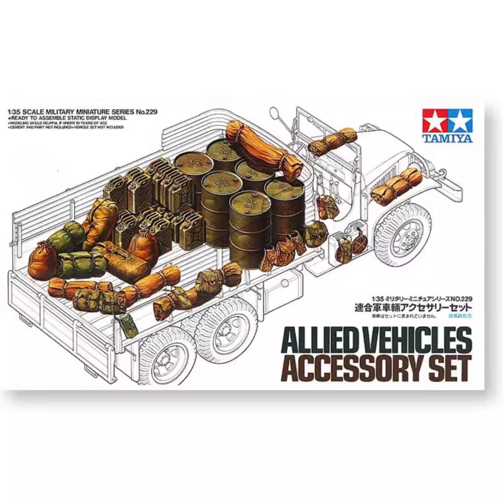 Tamiya 35229 1/35 Military Model Kit Allied Vehicles Equipment ...
