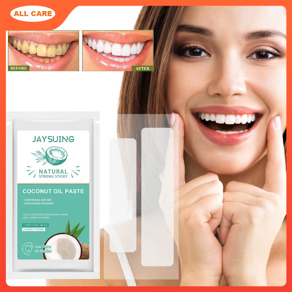 Jaysuing Quick Tooth Whitening Strip Cleaning Teeth Yellow Smoke Stain ...