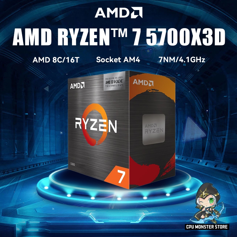 New product AMD Ryzen 7 5700X3D - Ryzen 7 5000 Series 8-Core 4.1 GHz ...