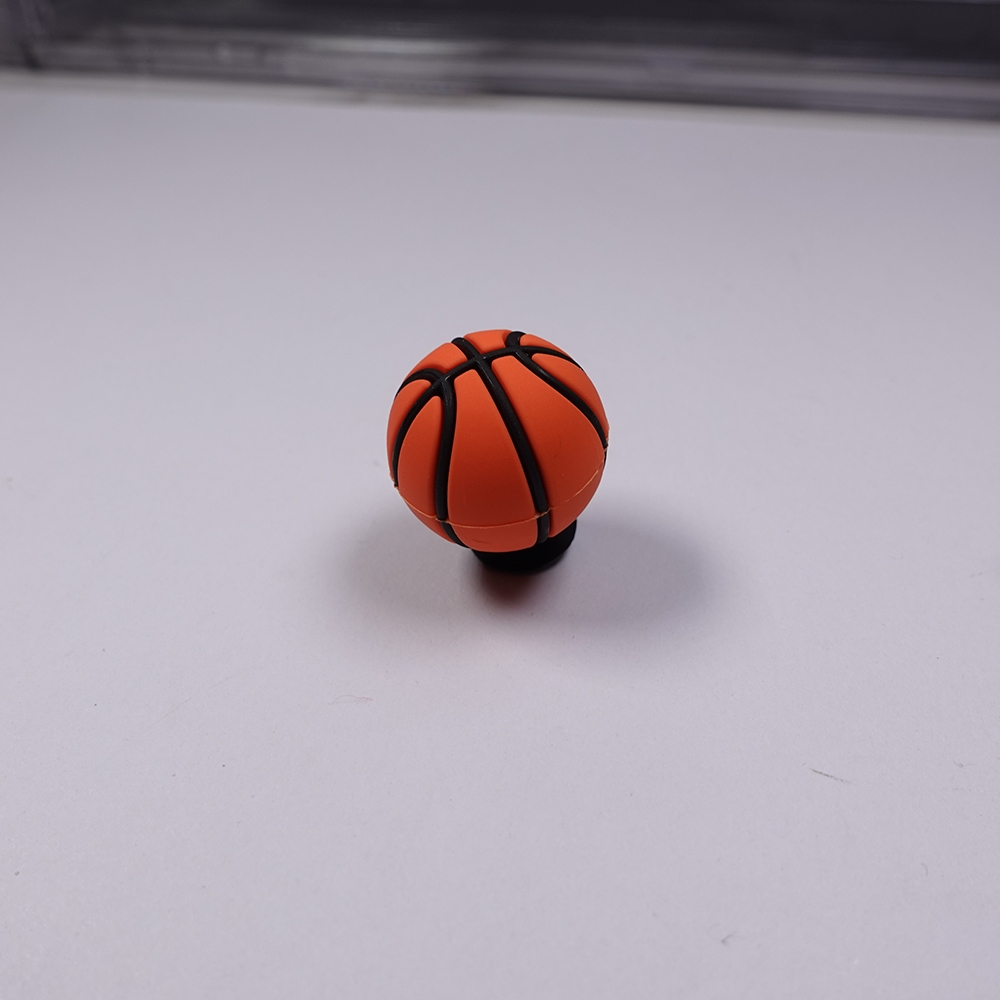 Shops 3d basketball croc charm