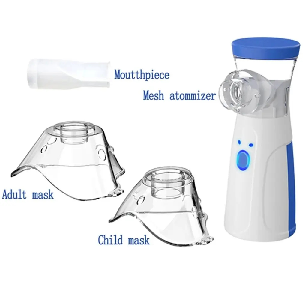 Hot Portable Family Mesh Nebulizer Inhaler Adult Child Baby Health Mini ...