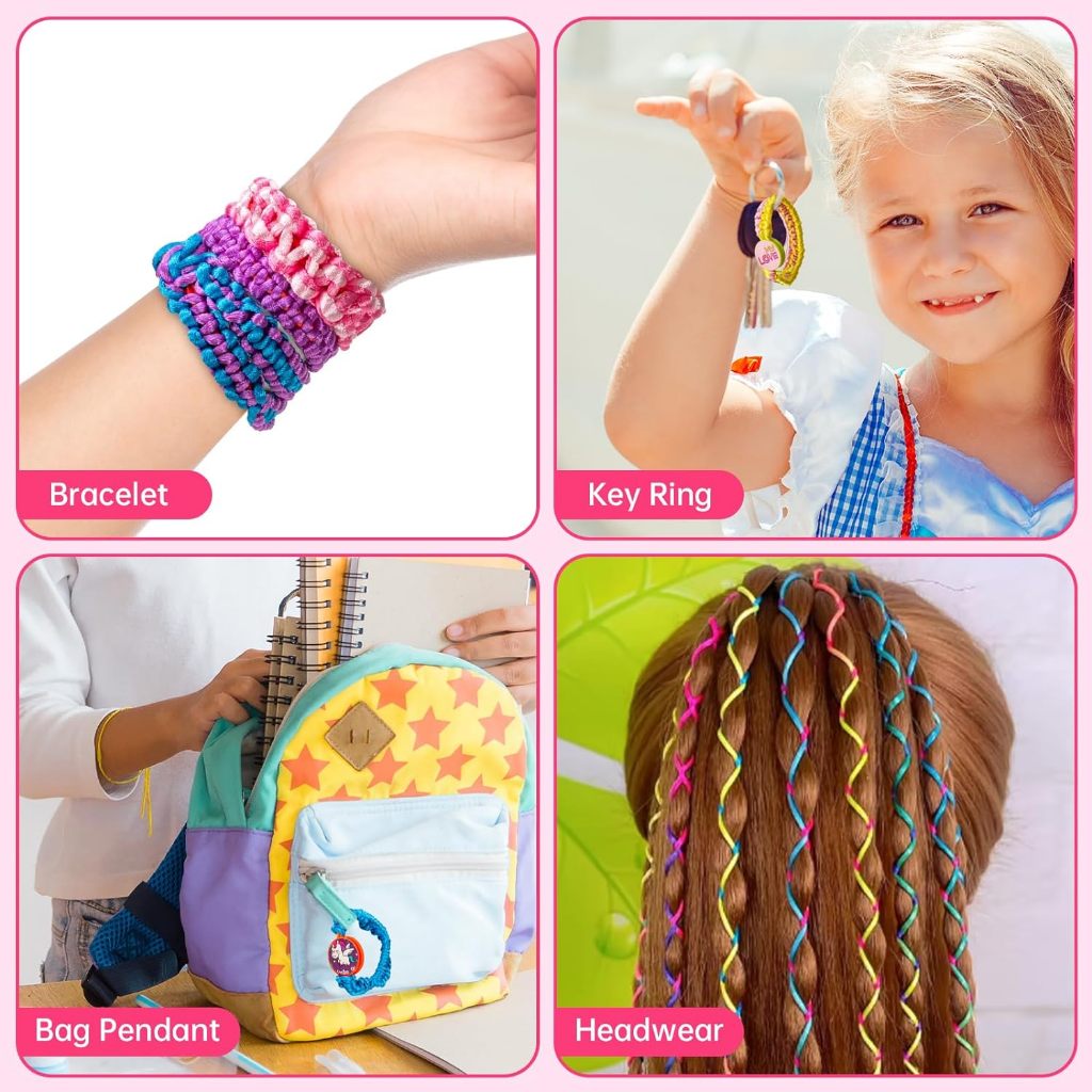 Product image Friendship Bracelet Making Tool Kits for Girls ,DIY Jewelry Bracelets String Maker Craft Gifts Girl Birthday Gift Ideas Kits Toys 4