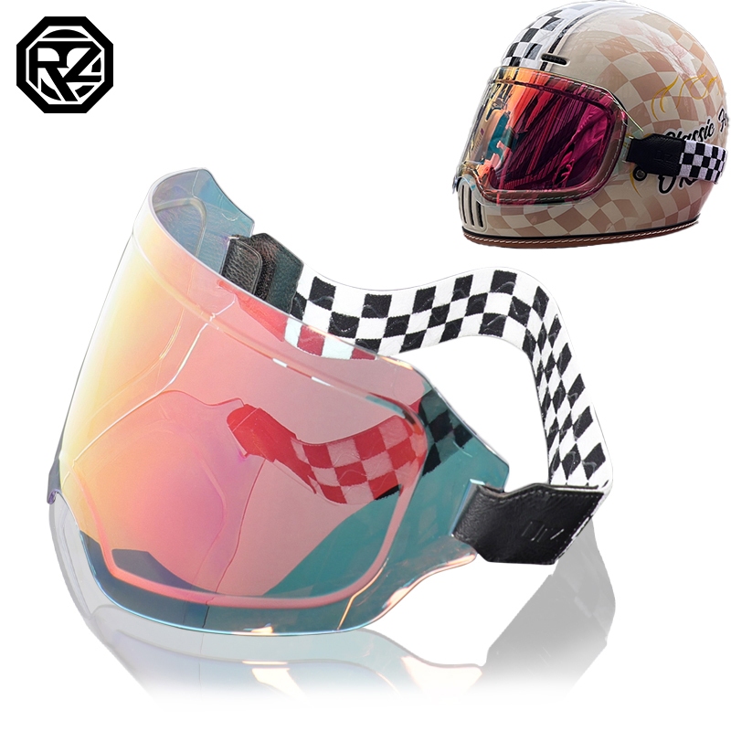Roeg Bubble Motorfiets Helm Vizier