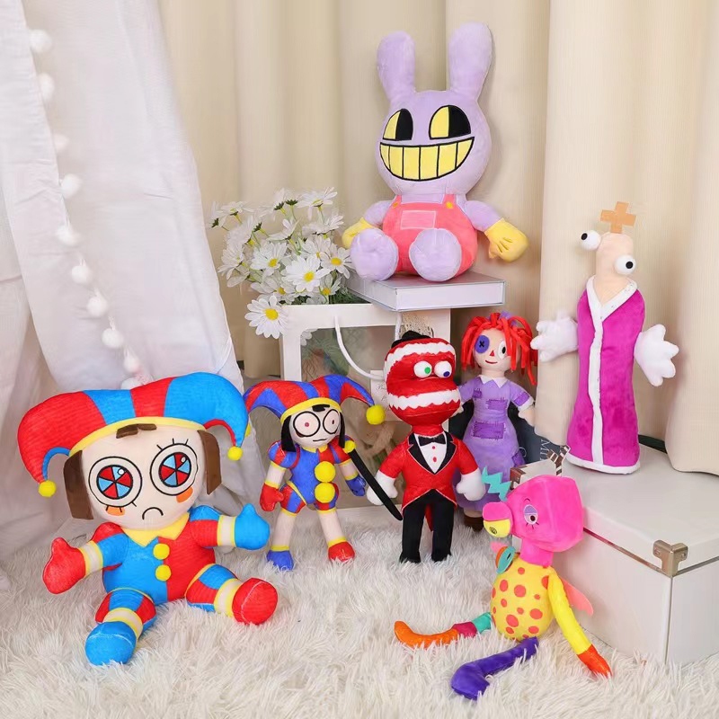 weijiaott The Amazing Digital Circus Pomni Jax Clown Plush Toys Doll ...