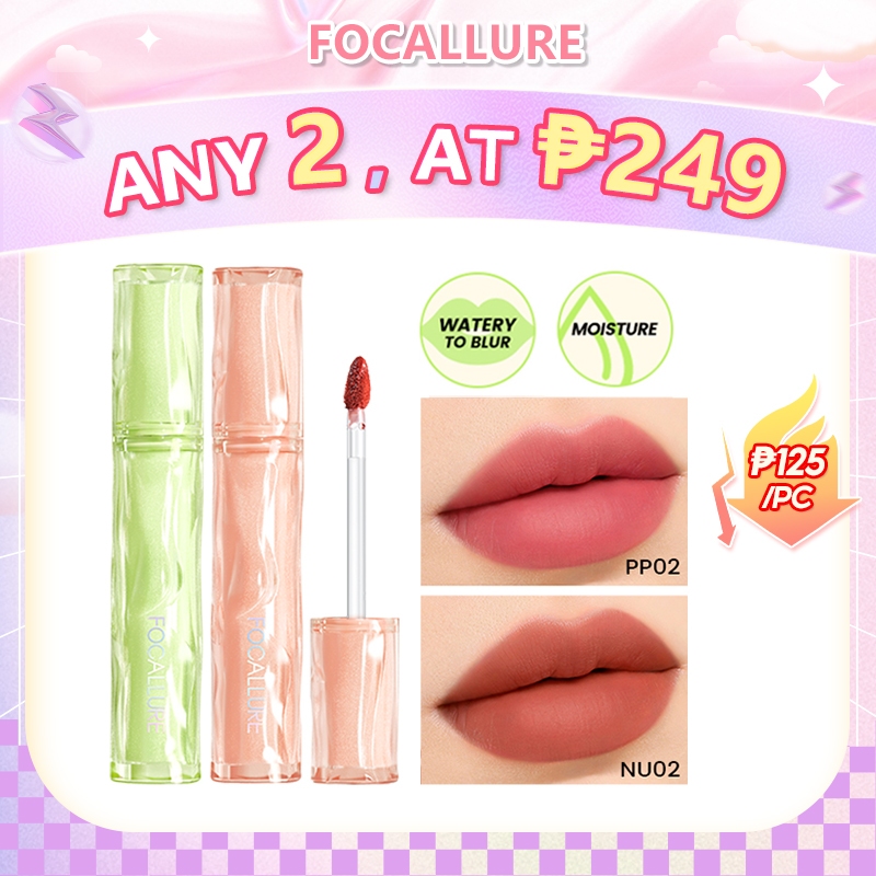 FOCALLURE Proink Watery To Blur Lasting Lip Tint Long Wear Moisture