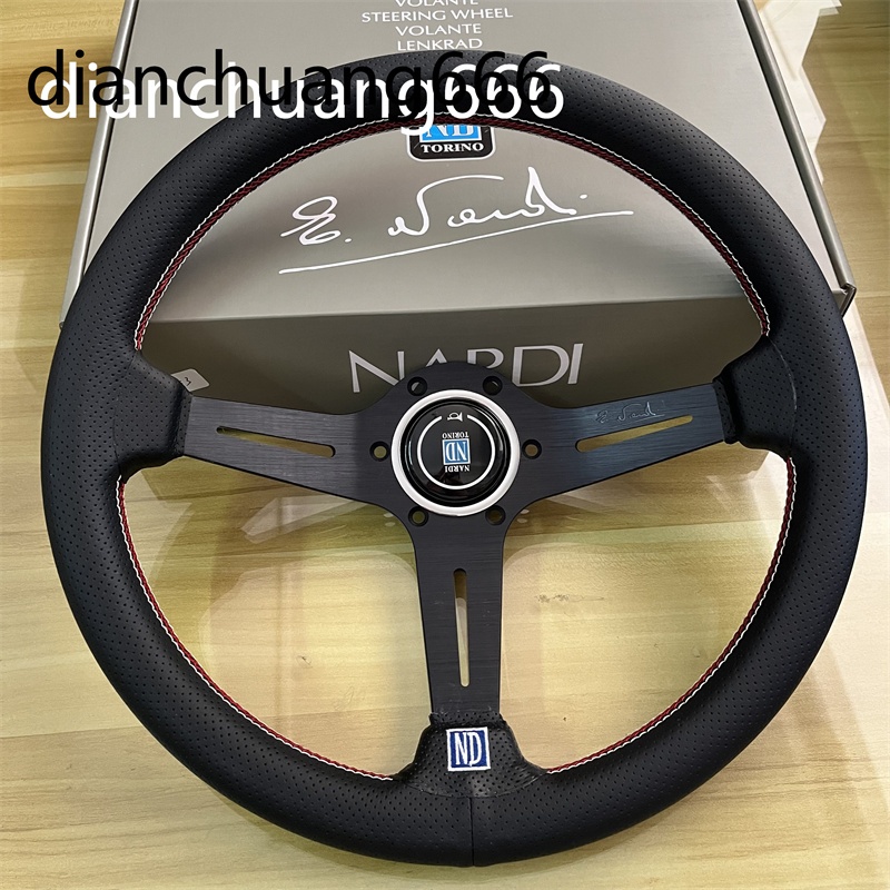 14inch Nardi ND Steering Wheel with Real Leather with Horn 340MM