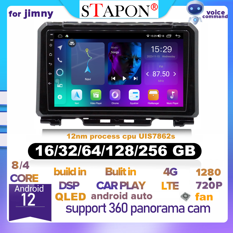 Stapon For Suzuki Jimny 2019-2023 9inch Android13 16 32 64 128 256gb 