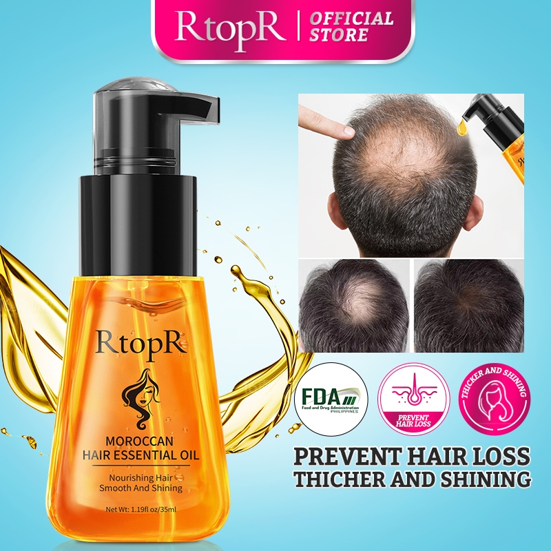 RtopR FDA Moroccan Prevent Hair Loss Product Hair Growth Essential ...