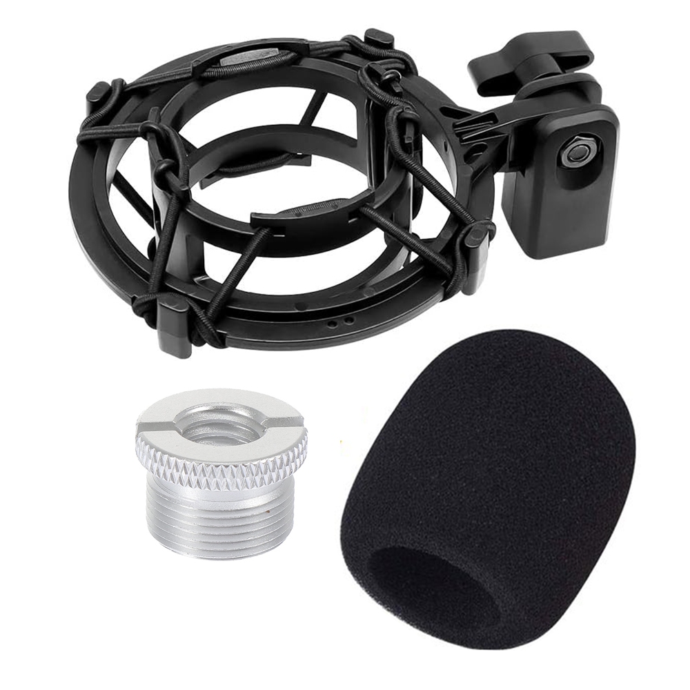 Support Anti-vibration Universel Pour Microphone - Fixation Par Pince, Réduction Du Bruit De Manipulation