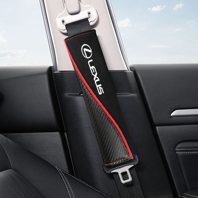 Car Seat Belt Strap Shoulder Pad for Lexus ES IS NX RCF NX CT Carbon Fiber Automotive Safety Seat Belt Cushion Interior Accessories Shopee Philippines