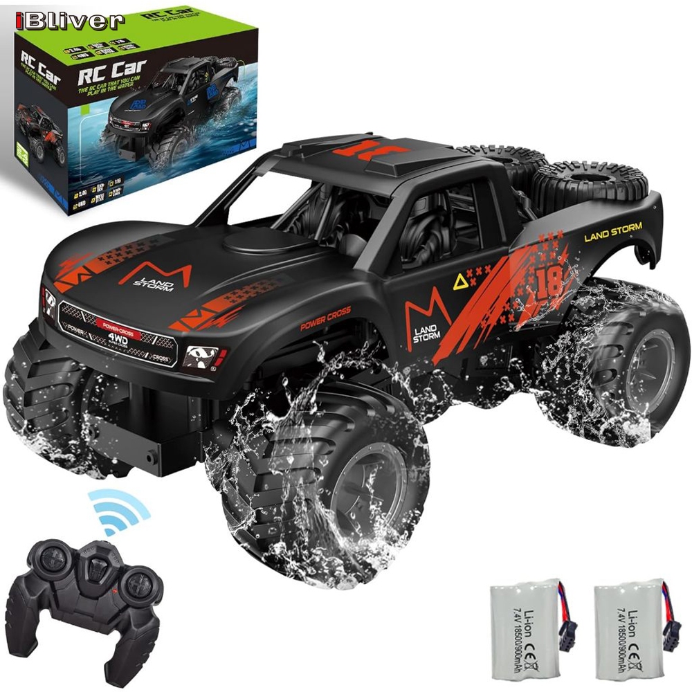 Monster Truck Allcaca Waterproof Remote Control Car Boat Remote