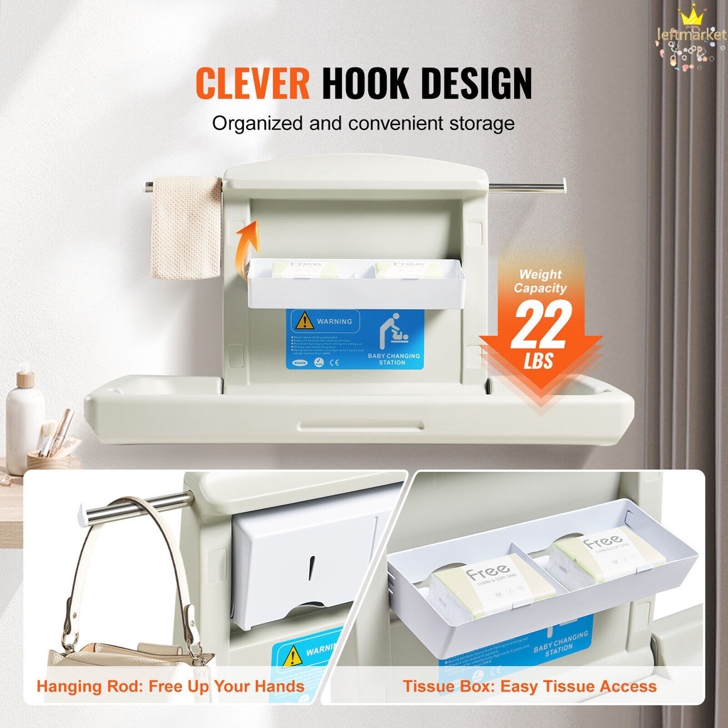 Hanging changing table hotsell