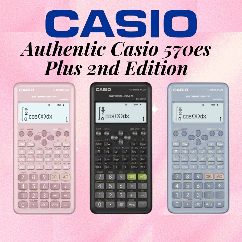 CASIO FX 570ES PLUS 2nd EDITION Scientific Calculator Authentic Display ...