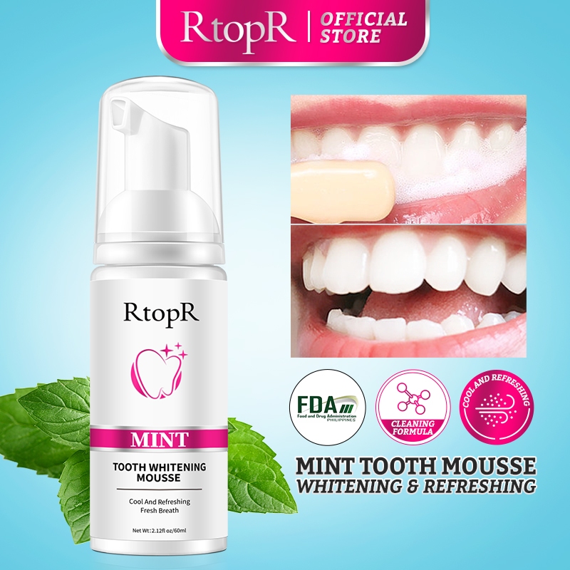 Rtopr Teeth Cleansing Whitening Mousse Removes Stains Oral Hygiene