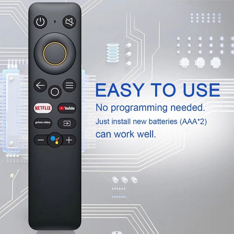 1 PCS Black Replace Remote Control for Realme Smart TV for Netflix ...