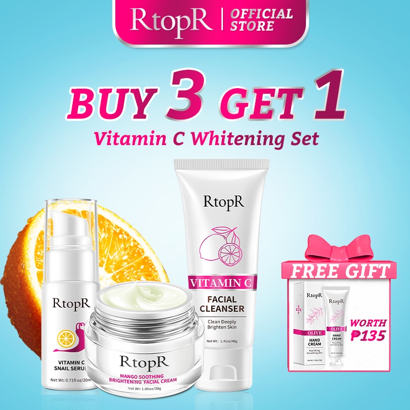 RtopR FDA Soothing And WhiteningCream VC Essence Cleansing Gel Anti ...